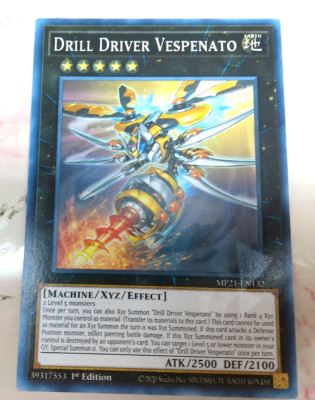 Yugioh - Drill Driver Vespenato MP21-EN132 1st Edition C - NM/M