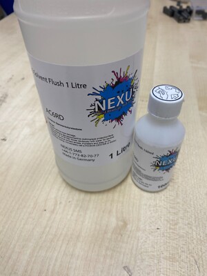 Nexus Solvent Flush Reinigungsflüssigkeit 1 Liter / 100ml Flaschen Mimaki Roland Mutoh
