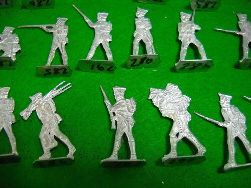 30MM ZINNFIGUREN UNPAINTED BEAUTIFUL NAPOLEONIC RUSSIAN INFANTRY GROUP!! - Bild 2 von 2
