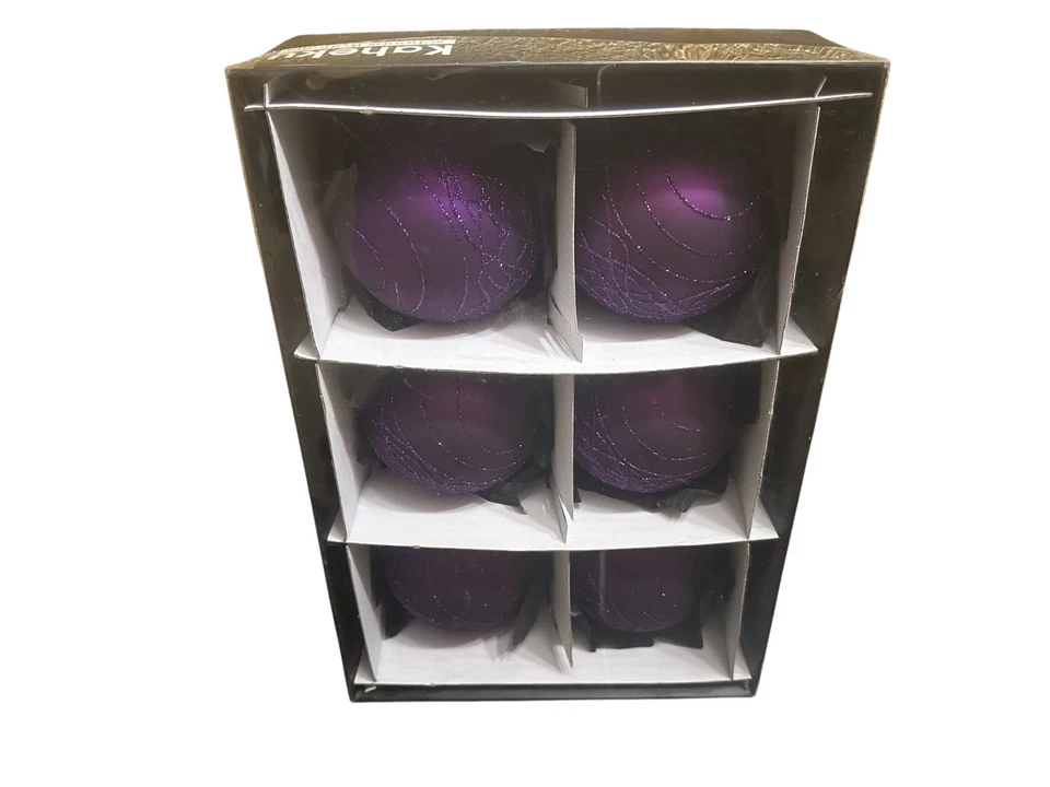 Kaheku | Christbaumkugel - Set 19-teilig Viloett Lila | Christbaum | NEU & OVP - Bild 2 von 4