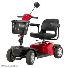 Rascal Conquest 4-Wheel Mobility Scooter  EXTRAS 2 Mirrors 2 Chargers Carrier
