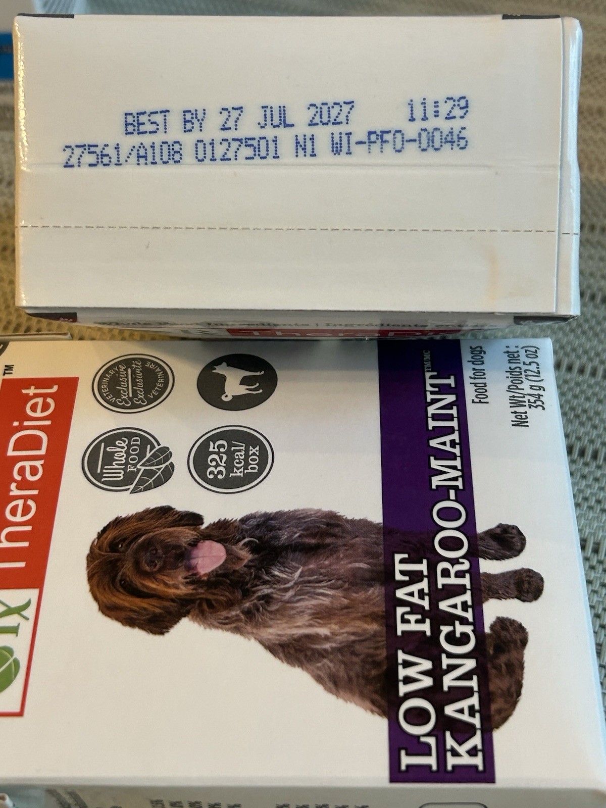 🦘Lot Of 2! TheraDiet Low Fat Kangaroo-maint  Chunky Stew Dog Food Exp 07/27/27