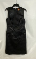 Tory Burch Women's Black Houndstooth Dress Size 8