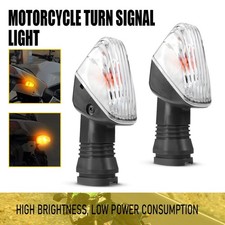 Front Rear L+R Clear Lens Indicators Turn Signal Lights For Kawasaki Ninja ZX-6R
