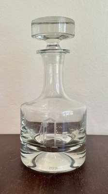 Ravenscroft Crystal Style Whiskey Bourbon Decanter Heavy Glass Stopper With  A 