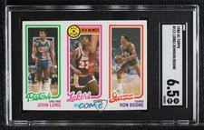 1980-81 Topps John Long Magic Johnson Ron Boone #237-18-88 SGC 82 HOF 0ls