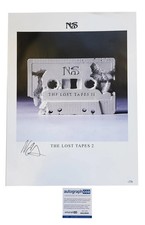 Nas Signed Lost Tapes II 18x24 Photo Poster ACOA