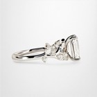 Emerald Cut Diamond Ring 14k White Gold IGI Lab Grown 2.30 Carat   E F VVS  — photo 10