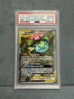 2019 POKEMON SM BLACK STAR PROMO #SM229 FULL ART/VENUSAUR & SNIVY GX PSA 10