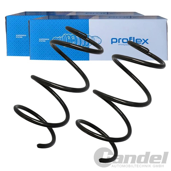 2X Proflex Fahrwerksfedern Vorne Passend FÜR Toyota Avensis Links+Rechts |-image