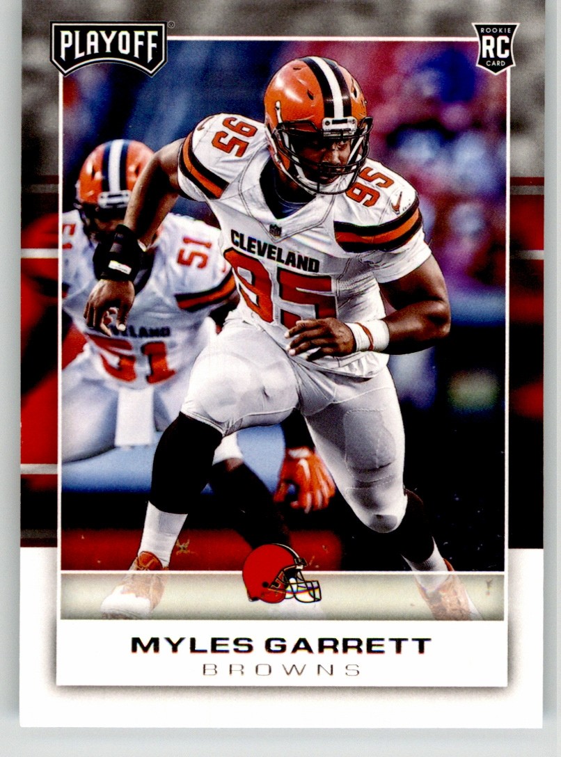 Myles Garrett 2017 Panini Playoff 242 Cleveland Browns Rookie
