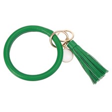 Wristlet Keychain, Tassel Bracelet Wristlet Key Chain Green