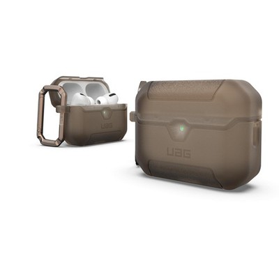 UAG AirPods Pro 3rd Gen Case Rugged Carabiner Secure Scout Coyote Translucent