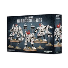 GW 40k Tau XV8 Crisis Battlesuit Team 2015 Ed SW VG /New 