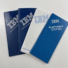 Lot of 4 Vintage IBM Various Manuals 1990-92