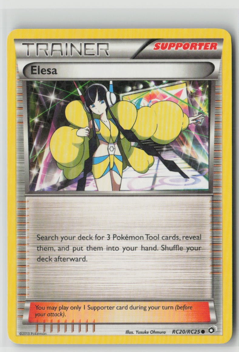 Elesa RC20/RC25 Holo Common Legendary Treasures: Radiant Collection Pokemon HP
