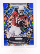 2025 Panini Prizm Black Larry Fitzgerald Kaleidoscopic Blue Prizm /199 #12