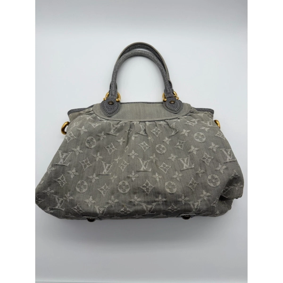 Louis Vuitton Denim Exterior Satchel/Top Handle Bag Handbags