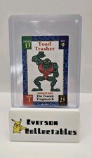 90's Monster Wrestlers in My Pocket 16 Toad Trasher Grapple Card Matchbox