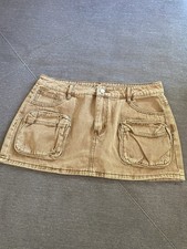 Tan Women s Mini Skirt