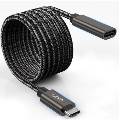 USB C Extension Cable 3/10FT, USB C Extender Cord Male to Female USB 3.2 Type C