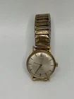 Vintage 1960s Timex Marlin Dot Dash Gold Plated Watch Self-wind Mechanical AS IS