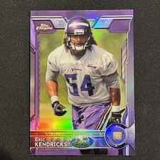2015 Topps Chrome Purple Refractors #181 Eric Kendricks RC Minnesota Vikings