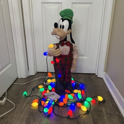 Disney Christmas Goofy 30  Animated Musical Telco Motionette 1996 - SEE VIDEO!