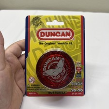 Duncan Butterfly Yoyo Red Fleck 3124BU-FG Brand New In Package