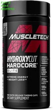 1-3 PCS Muscletech Hydroxycut Hardcore Elite Weight loss & Energy Pills 100ct 