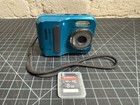 ✅(Very Good) Kodak EasyShare Sport C123 12.0MP Digital Camera - Blue-Waterproof✅