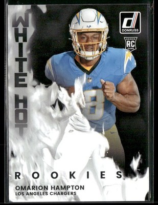 2025 Donruss #WHR-OMH Omarion Hampton White Hot Rookies