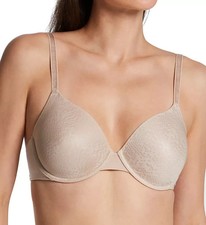Natori Full Figure Memory Foam Convertible Contour Bra Light mocha Size 40H 1257