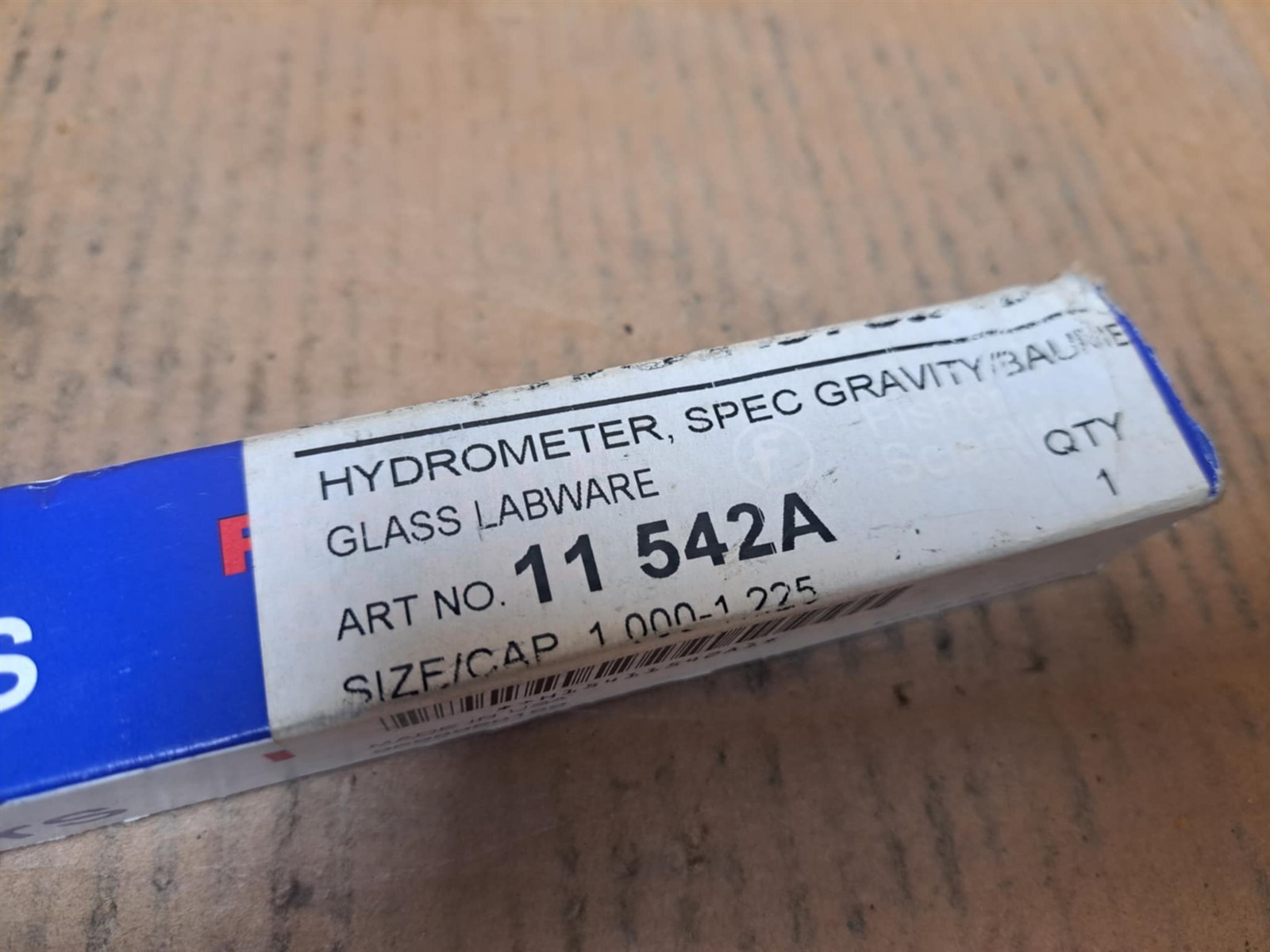 Fisherbrand Glass Labware Hydrometer Art. No. 11 542A