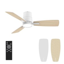 Ceiling Fans with Lights,42 inch,Quiet Reversible Motor,Easy to Install,6 Spe...
