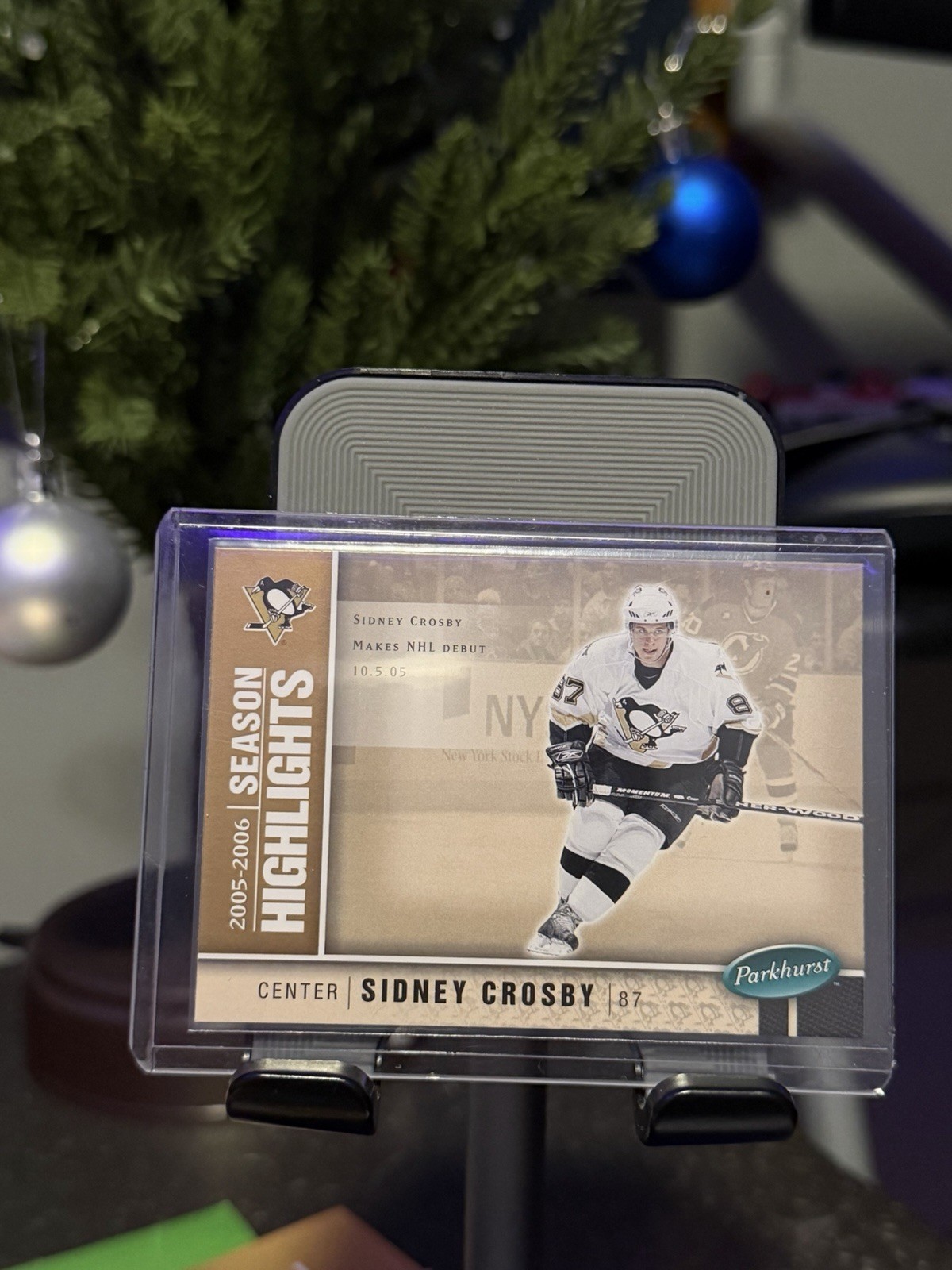 2005-06 Parkhurst Sidney Crosby RC Pittsburgh Penguins #587🔥