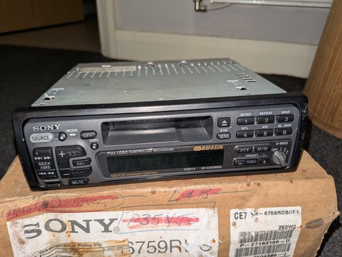 VINTAGE SONY XR-C450RDS CD CHANGER CONTROL CAR STEREO RADIO CASSETTE REFURBISHED - Picture 14 of 18
