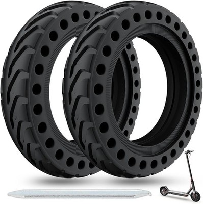 OUXI E-Scooter Reifen 8,5'' Vollgummi 50/75-6.1 schlauchlos Kompatibel mit Xiaomi