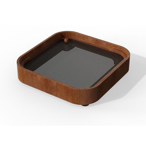 Étagère d'amélioration de hauteur anti-poussière base en bois massif pour Mac Mini M4/M4 Pro - Photo 3/4