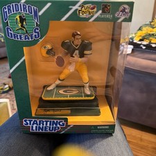 Brett Favre Gridiron Greats Figure Greenback Packers New in Box Starting Lineup