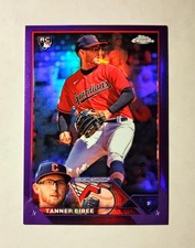 Tanner Bibee 2023 Topps Chrome RC PURPLE REFFRACTOR 148/250 #USC114 Raw L6