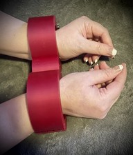 Handcuffs Red Fun For The Bedroom No Keys Combination Lock Safe Fun