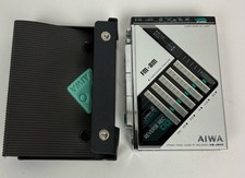 VTG 1986 Aiwa HS-J600 FM•AM Cassette Recorder Radio Works Rare Silver Read