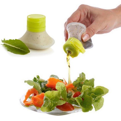 Mini bottiglia spremuta condimento insalata portatile utensili da cucina bottiglia da esterno - Foto 2 di 4