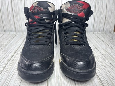 NIKE AIR JORDAN Sixty Plus Black & Red High Top Mens Sneakers size 12