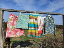 15 piece 1990s-newer womens floral spring clothing lot skirts blouse jacket