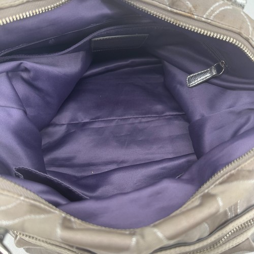 Bolso de Hombro Coach Poppy MUJERES Bronceado Firma C Logo Cierre con Cremallera - Imagen 11 de 14
