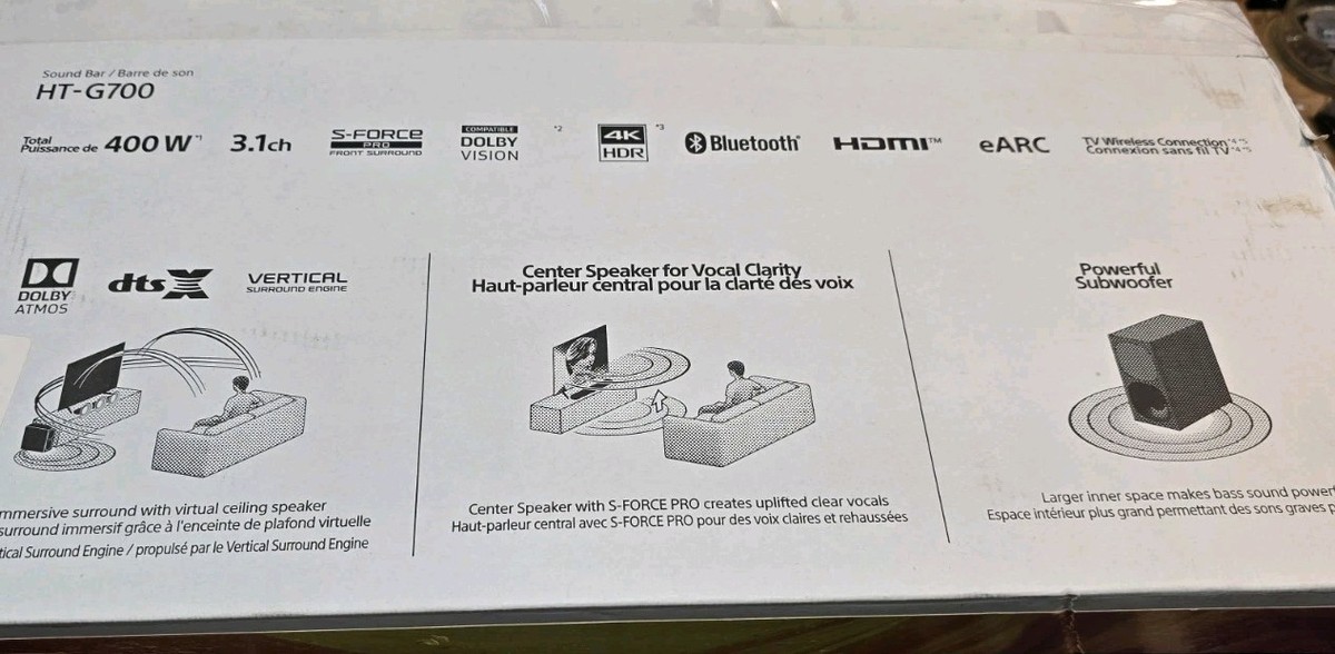 Sony HT-G700 3.1 Channel Soundbar for sale online | eBay