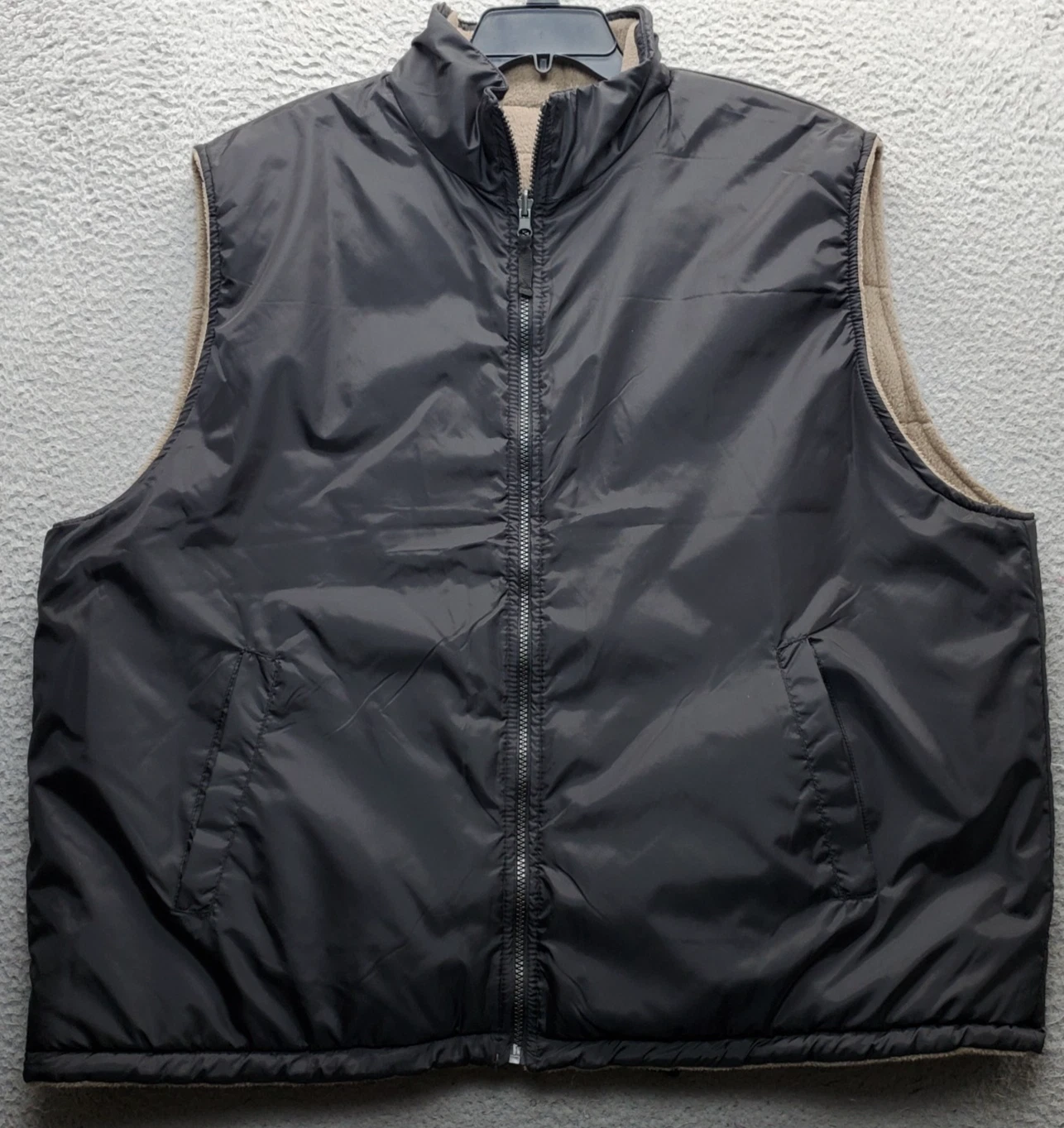 Architect Weatherproof Reversible Vest Mens XXL Multi Fleece Mock Neck Full Zip