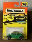 1997- 1/64 MATCHBOX SUPER FAST #49 GREEN  VW CONCEPT #49